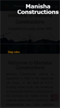 Mobile Screenshot of manishaconstruction.com